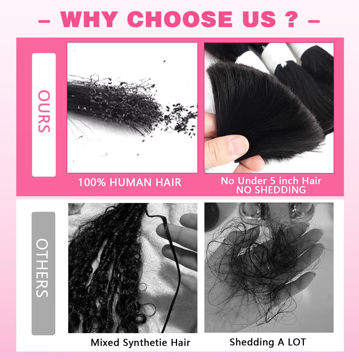 Liqusee 18-inch bundle being styled into protective boho braids for a trendy look.