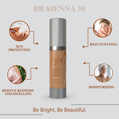 Lira Clinical BB Cream SPF30 coverage demonstrates long-lasting, full coverage appeal