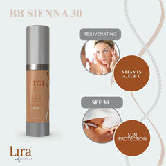Lira Clinical BB Cream velvety glide allows smooth, comfortable blending