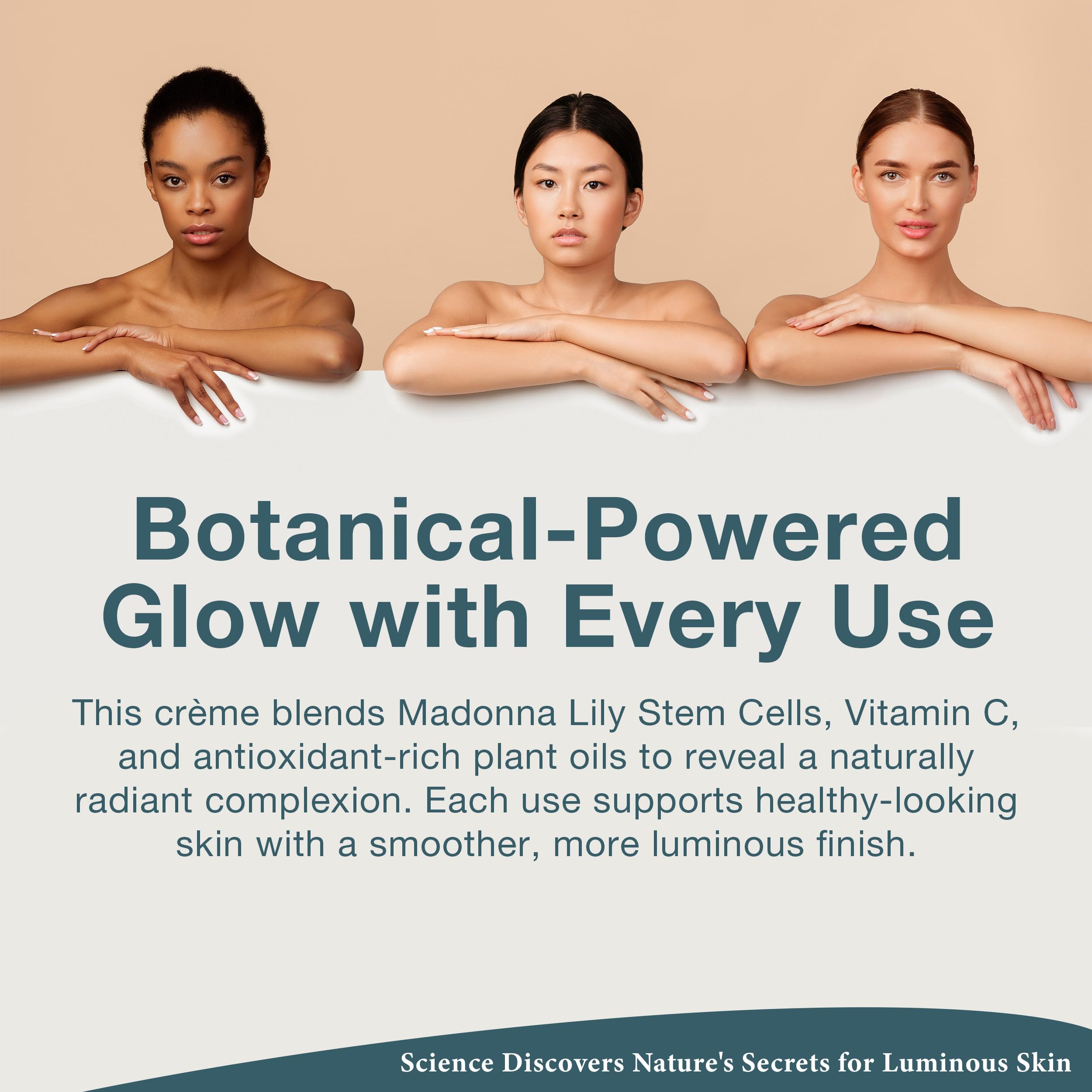 Lira Clinical BIO Caviar Crème application swirl demonstrates creamy consistency.
