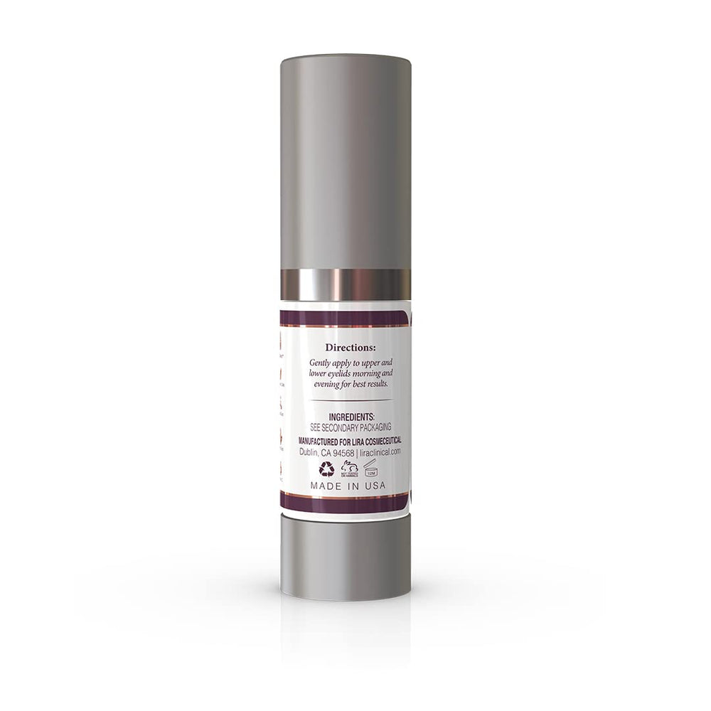 MYSTIQ texture close-up highlights a light, fast-absorbing eye cream for daytime use.