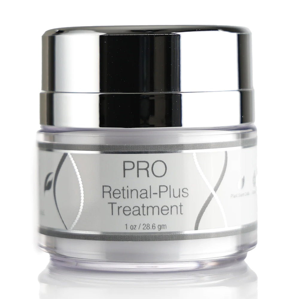 Lira Clinical PRO Retinal-Plus bottle demonstrates hydrating formula for smoother skin