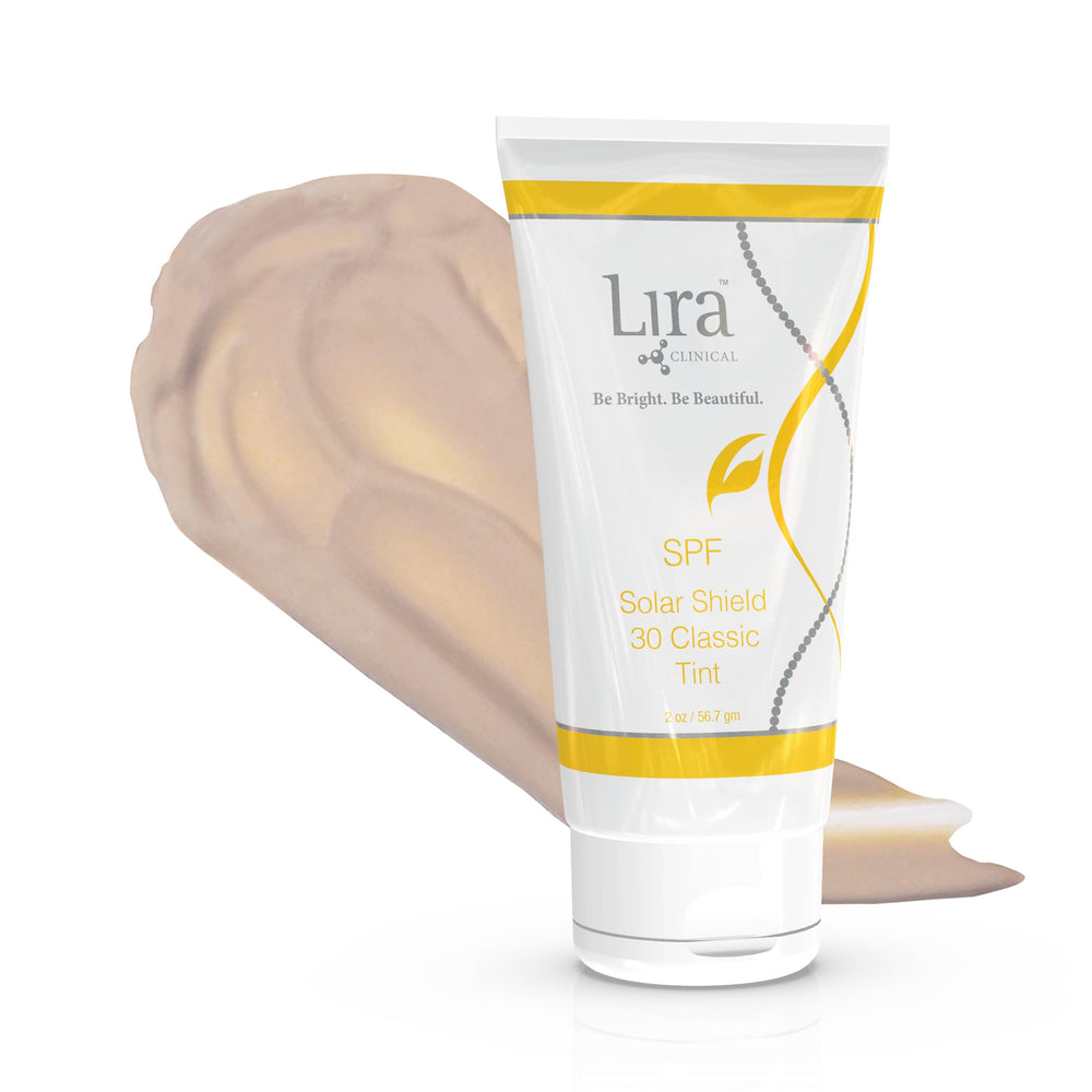 Lira Clinical Solar Shield 30 Classic Tint outdoor scene for daily use.