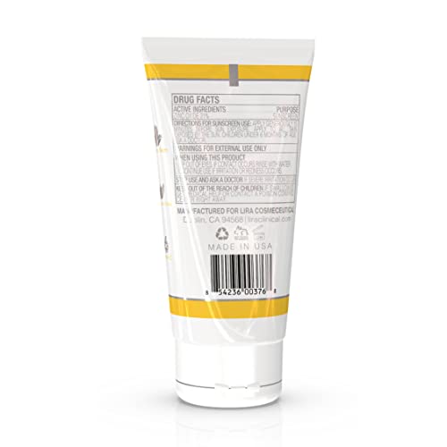 Lira Clinical SPF Solar Shield 30 oil-free texture across skin surface.