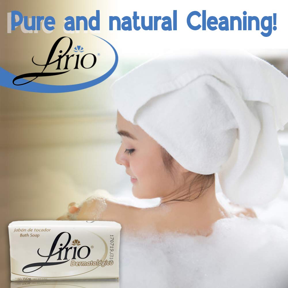 Lirio 5.3 oz bar for family routines and everyday cleansing.