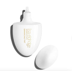 Lisa Eldridge Seamless Skin Tint T4 swatches show natural buildable coverage.