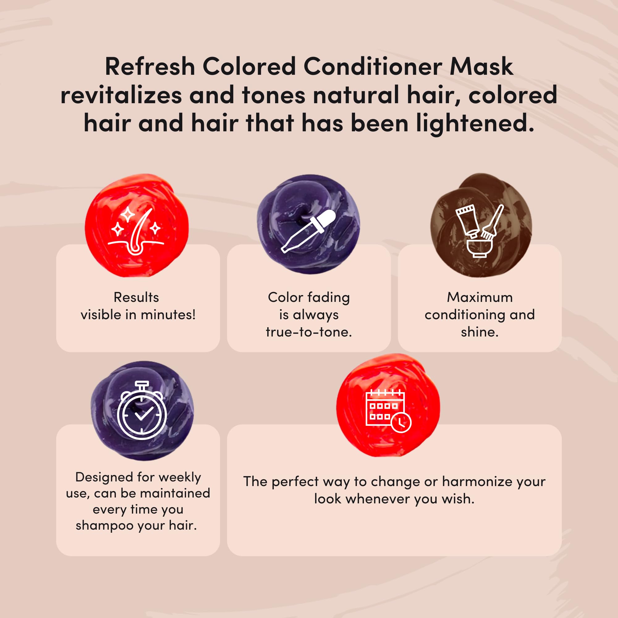 Lisap copper mask packaging on display.