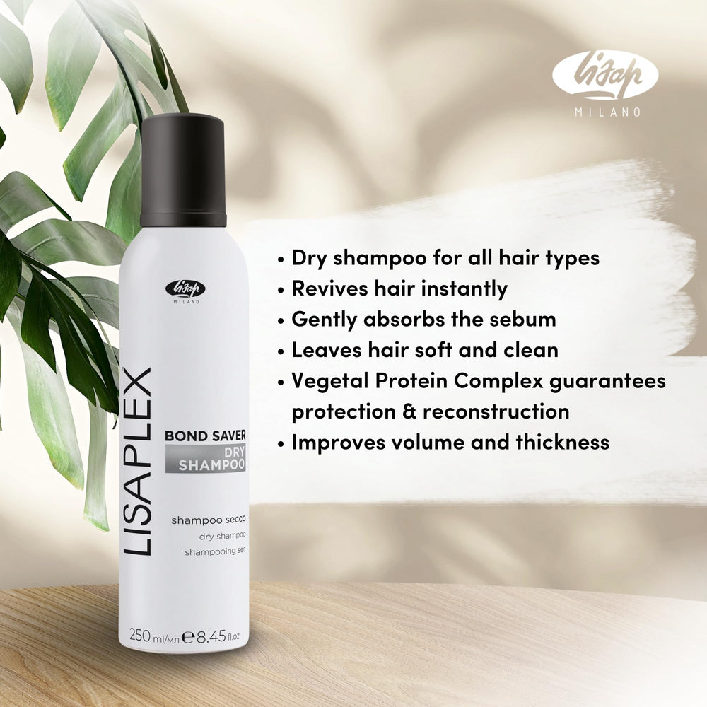 Lisap Milano Lisaplex Dry Shampoo free from parabens and SLS/SLES