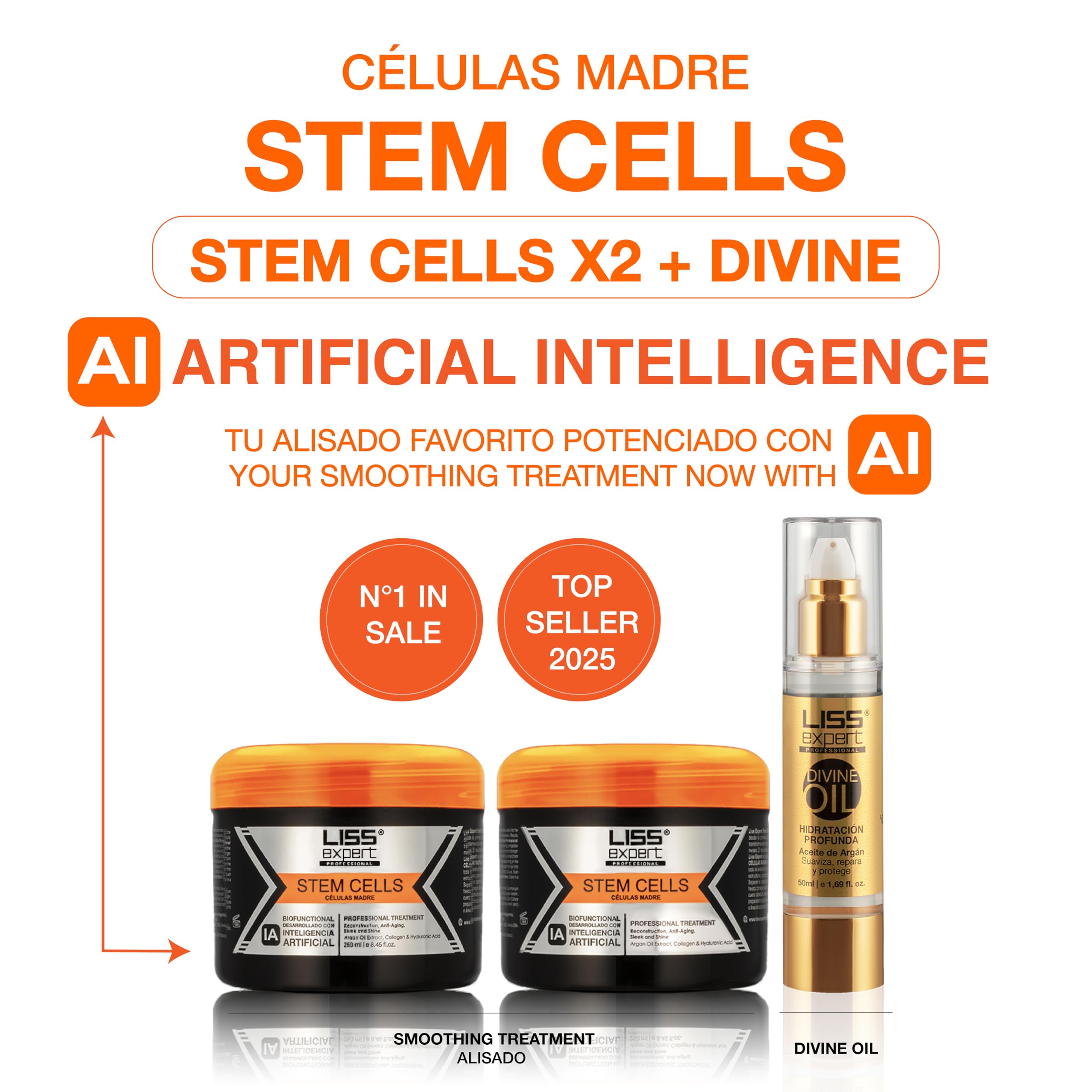 Liss Expert Divine Oil bottle highlights moisture and sleek shine for daily styling.