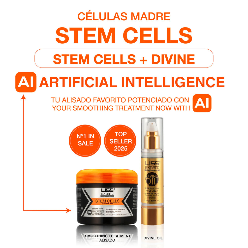 Liss Expert Divine Oil bottle offering deep hydration and shine.