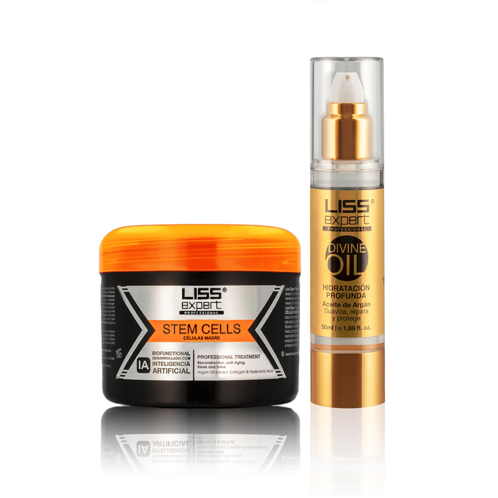 Liss Expert Professional stem cells treatment jar for nourishing reconstruction.