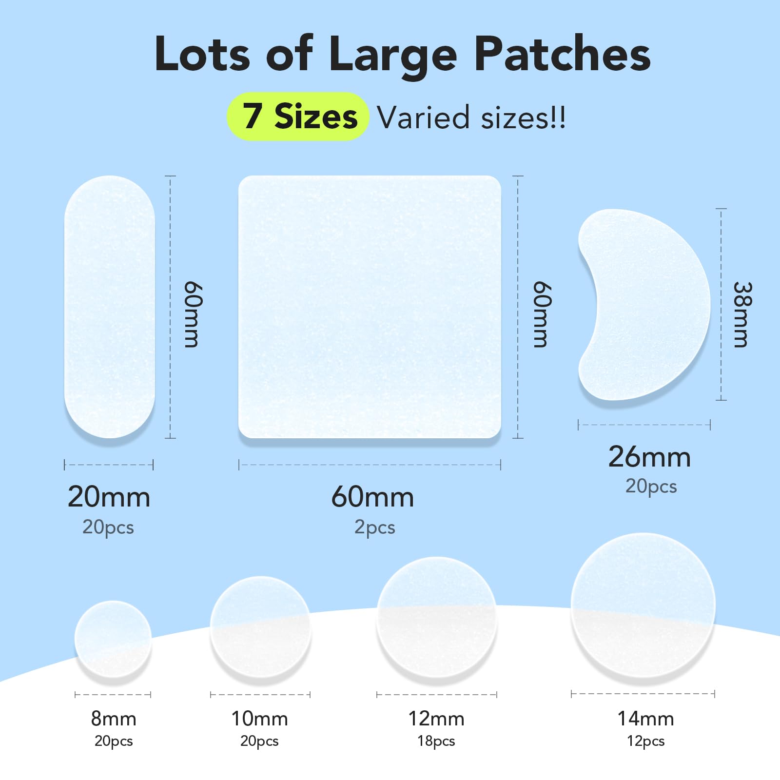 LitBear 10mm patch covers moderate breakouts with minimal visibility.