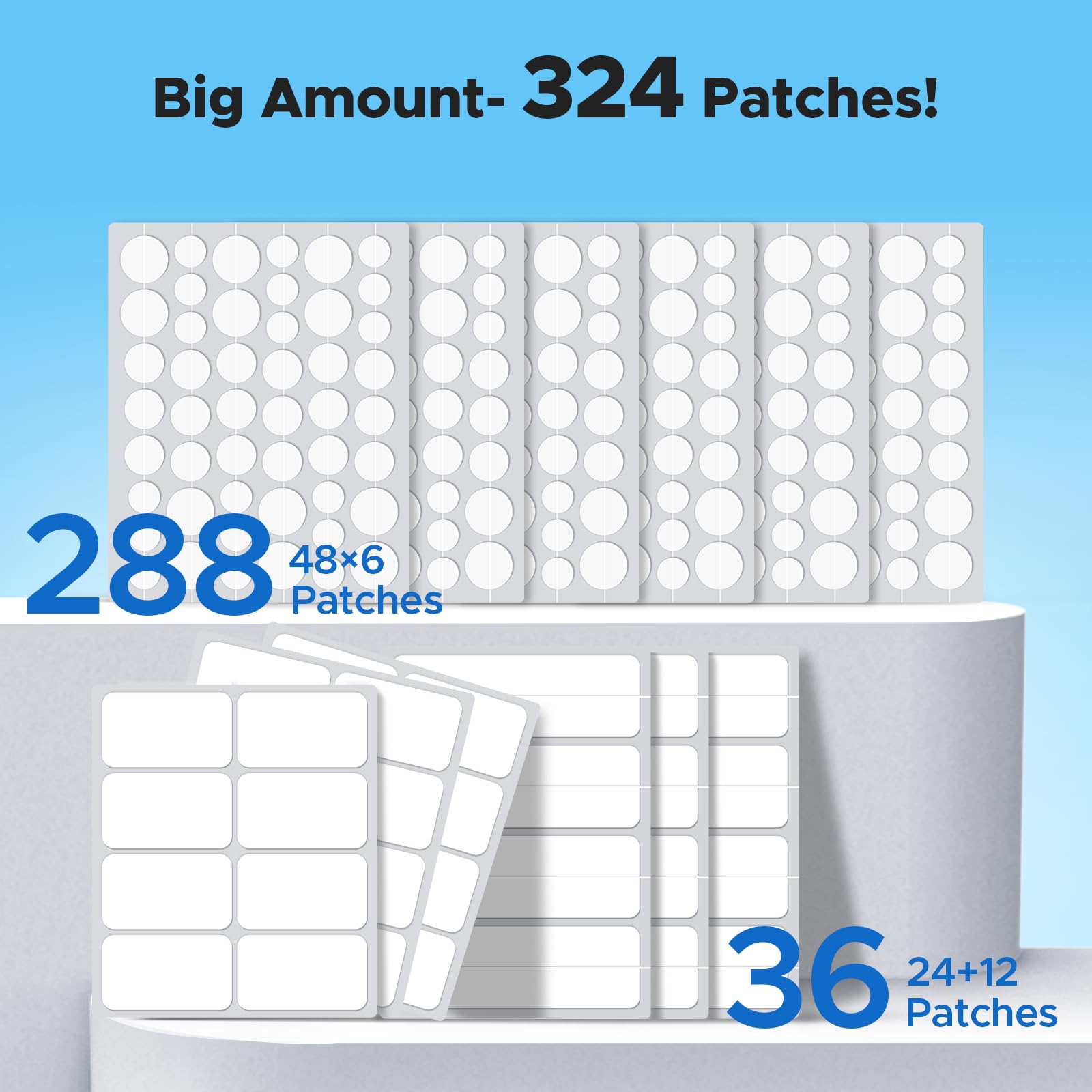 LitBear 14mm patch ideal for larger facial blemishes