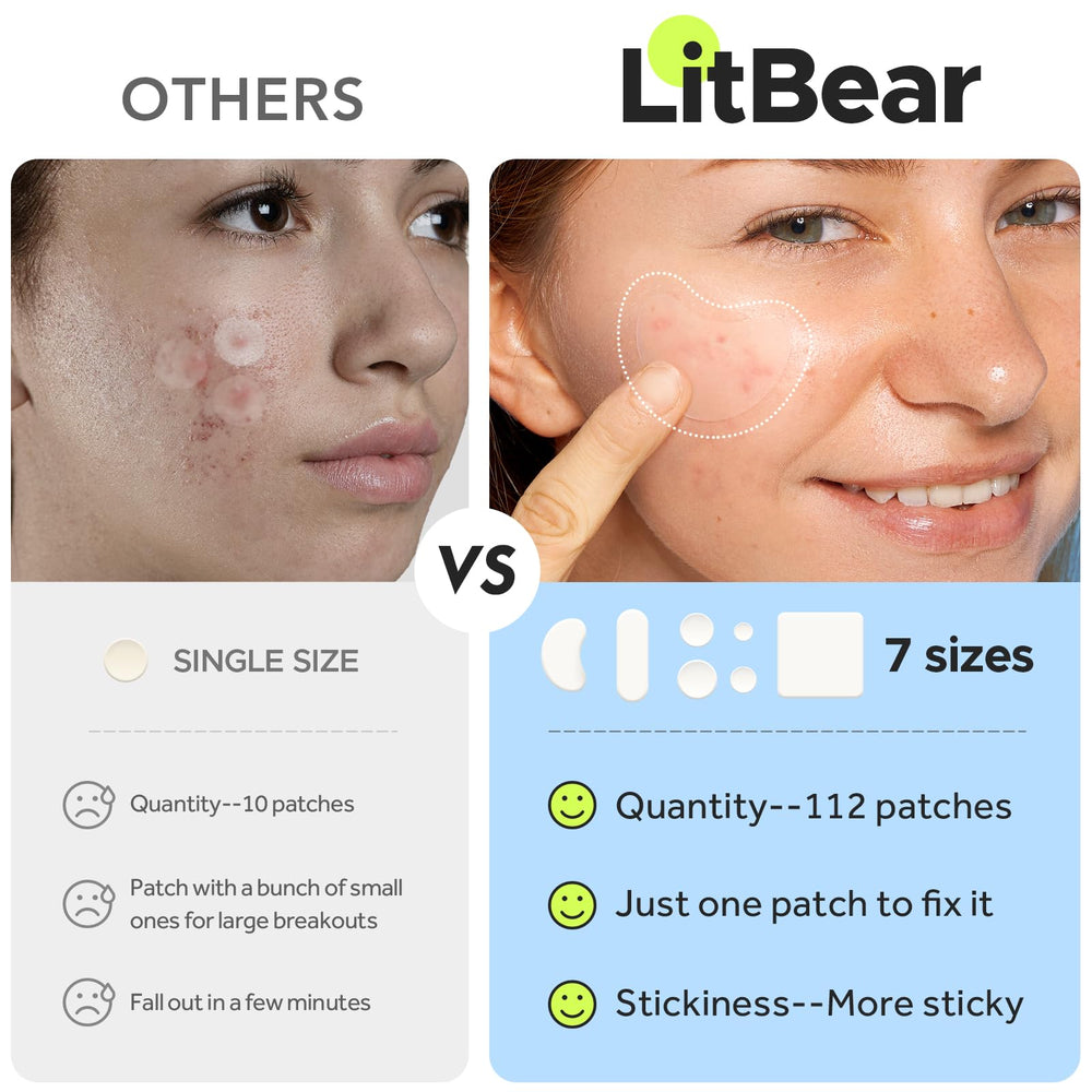 LitBear 20x60mm patch covers larger zones with strong absorption.