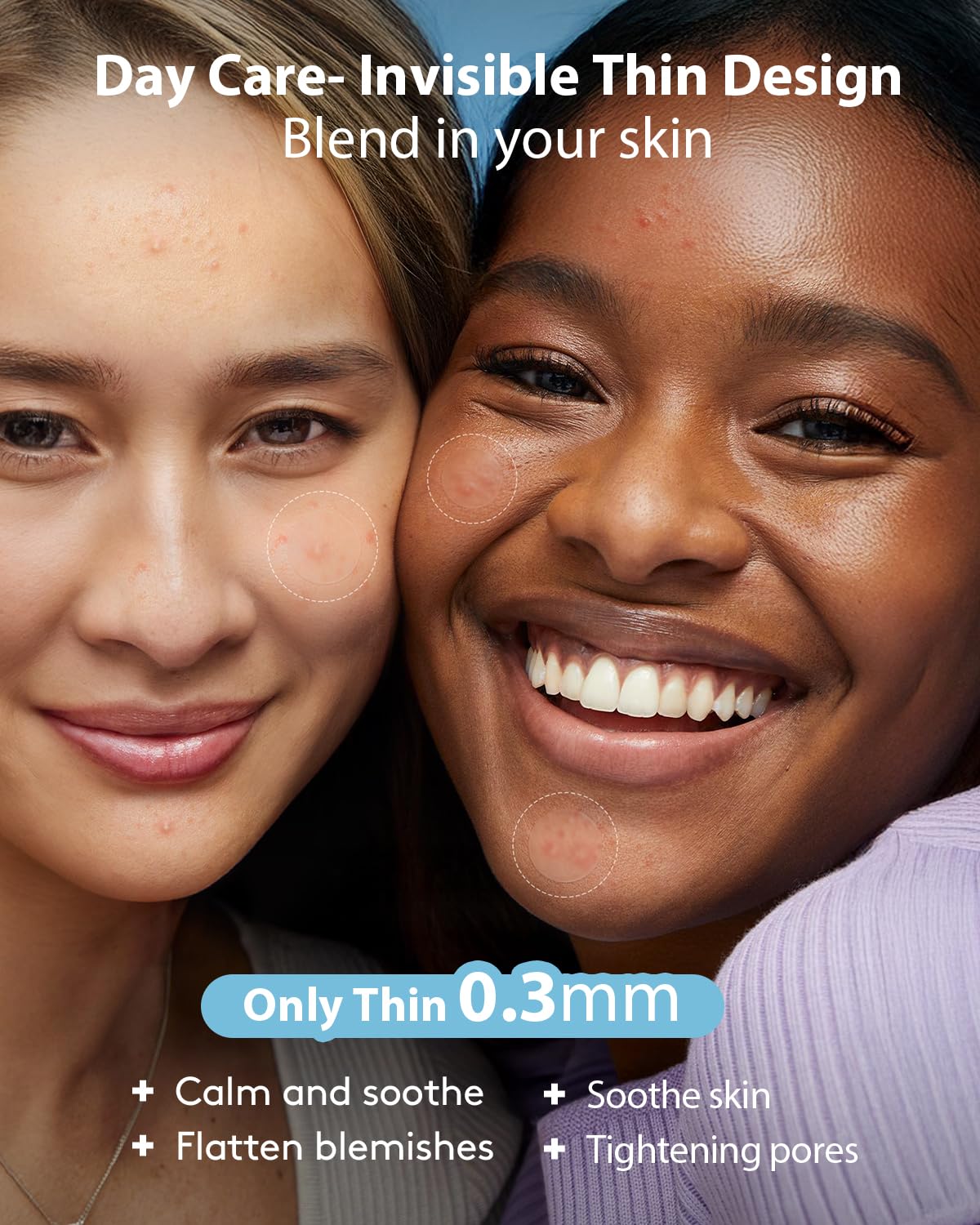 LitBear 12mm acne patch, mid-size zit coverage for effective treatment