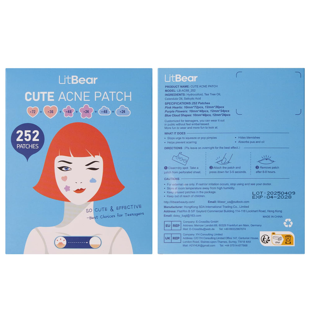 LitBear fashion-use patch pairs with outfits for everyday scenes.