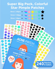 LitBear star patch 12mm covers larger pimples with strong adhesion.