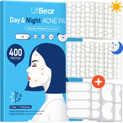 LitBear day patch ultra-thin 0.33mm blends with skin for discreet daytime coverage.