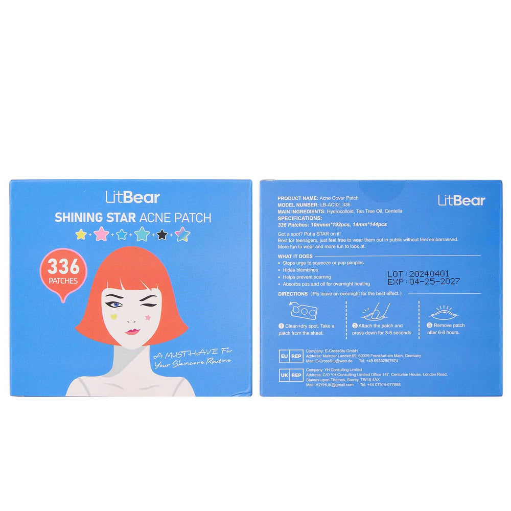 LitBear fashionable patches for daily wear and skin confidence