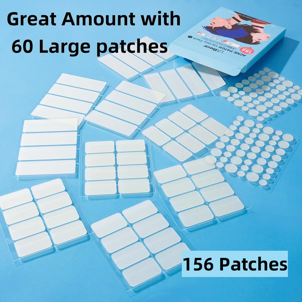 LitBear large pimple patches 12mm sized for bigger zits coverage.