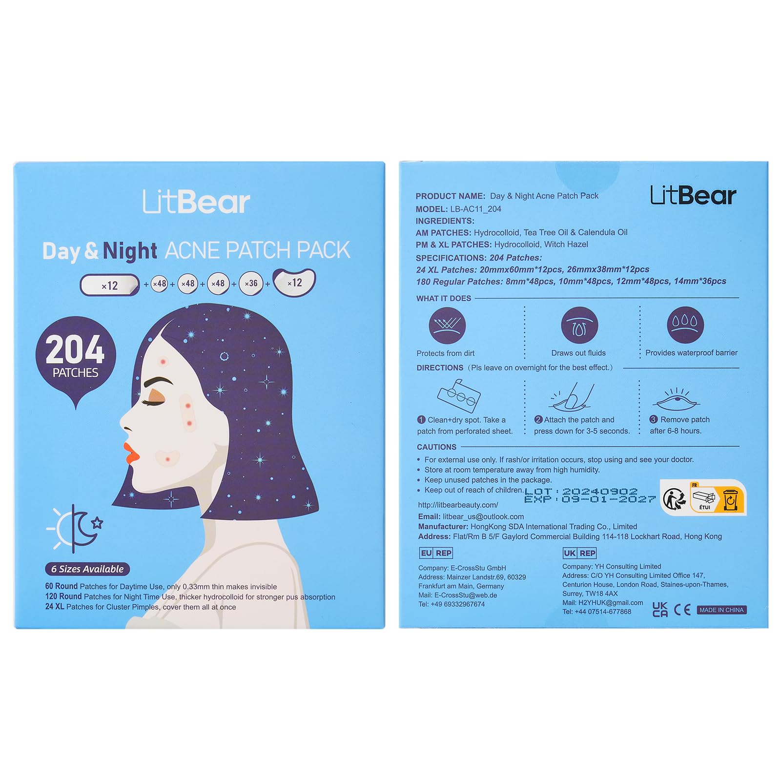 LitBear patches offer easy on-the-go acne care