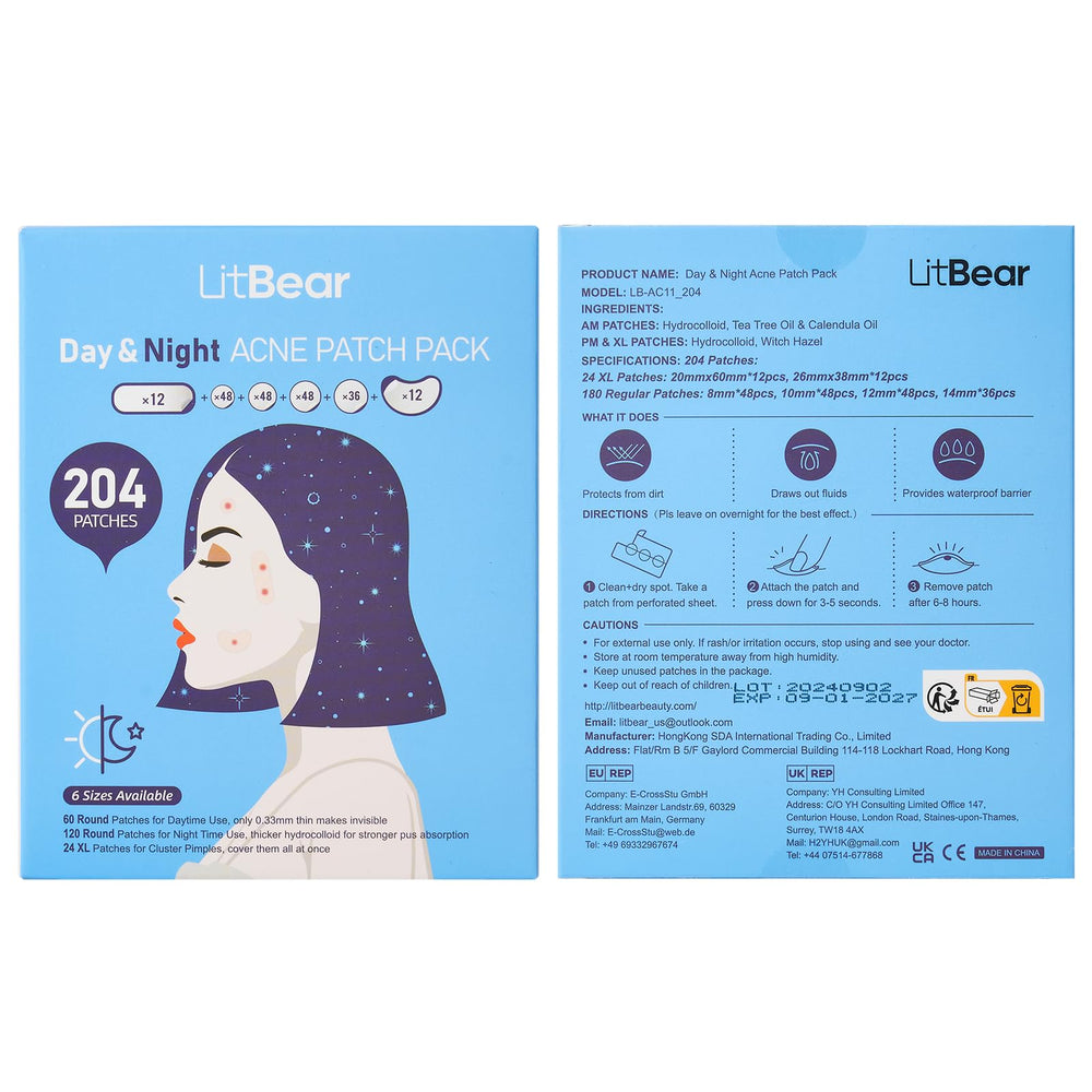 LitBear patches offer easy on-the-go acne care