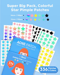 LitBear pimple patch set with 10mm and 14mm sizes for flexible coverage