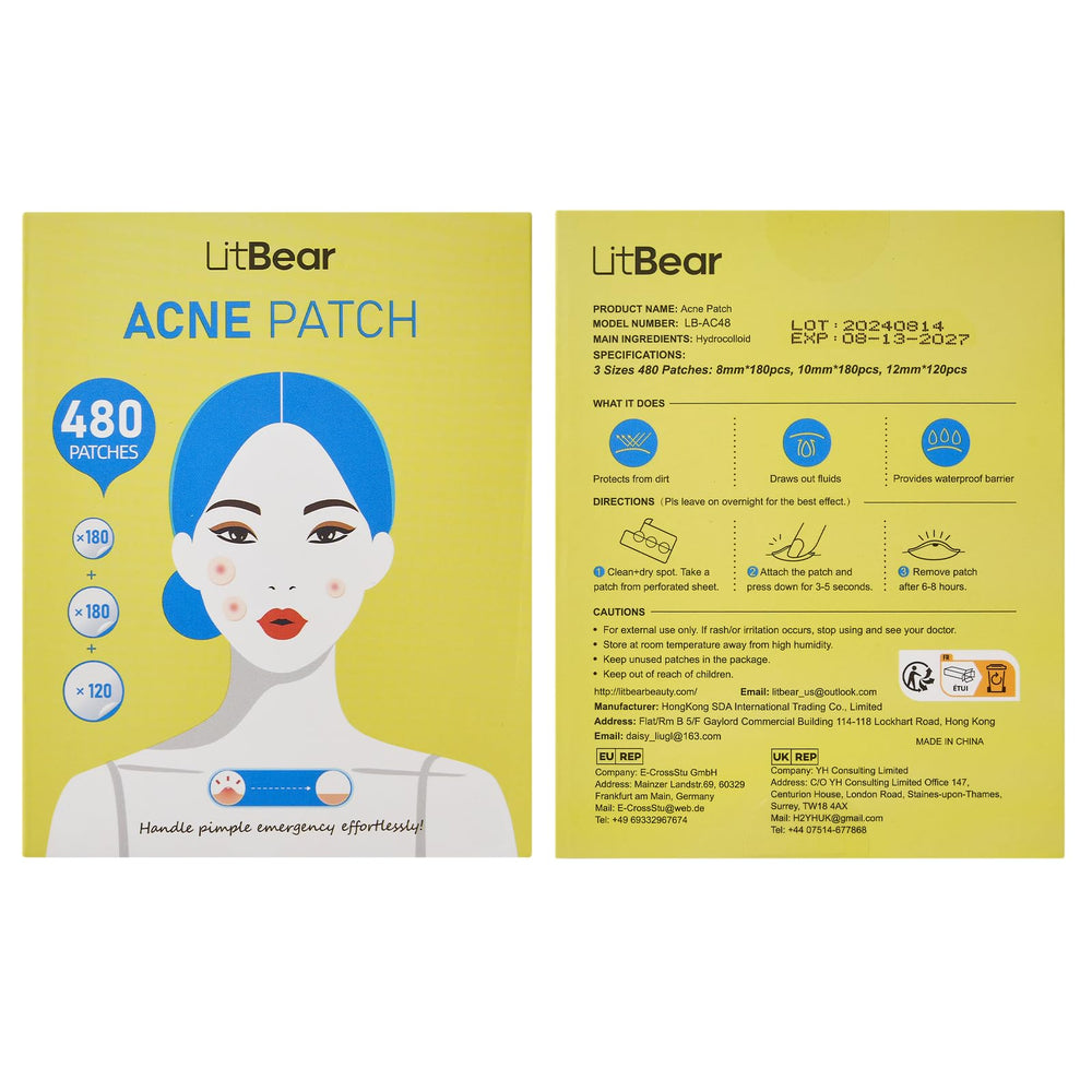 LitBear travel-friendly patch pack for on-the-go care