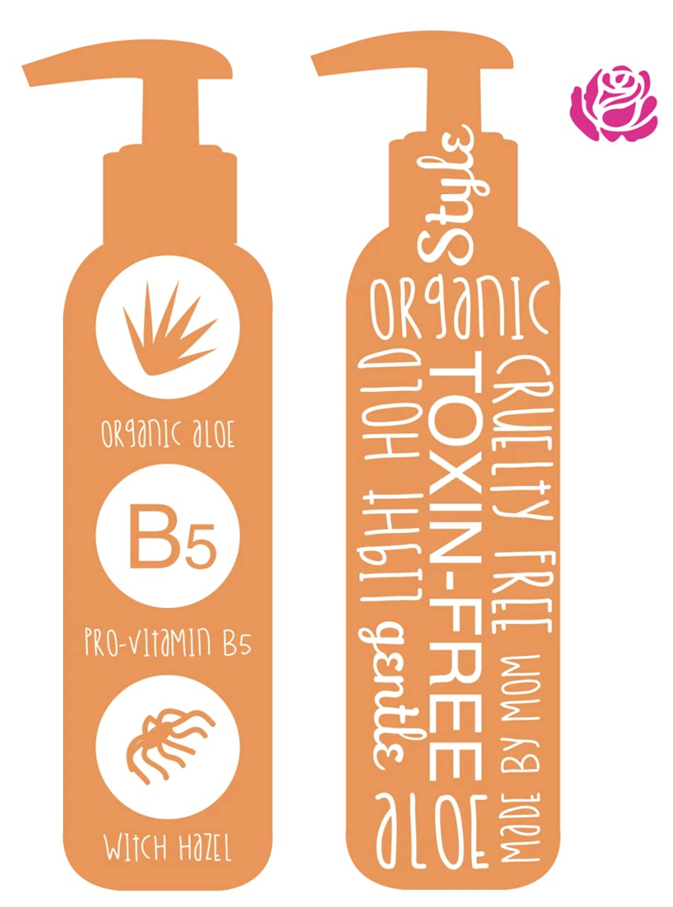 Paraben- and sulfate-free Little Roseberry gel communicates a clean everyday option.