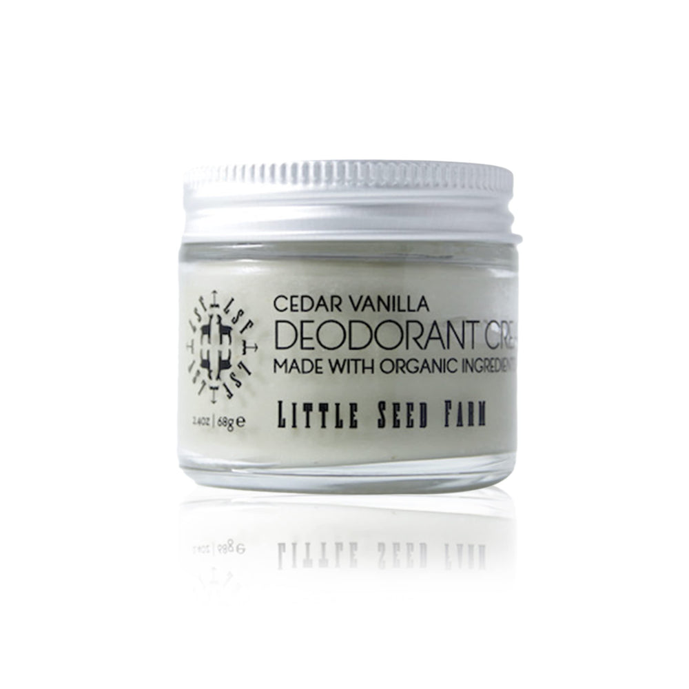 Sustainable bamboo applicator option displayed beside the deodorant.