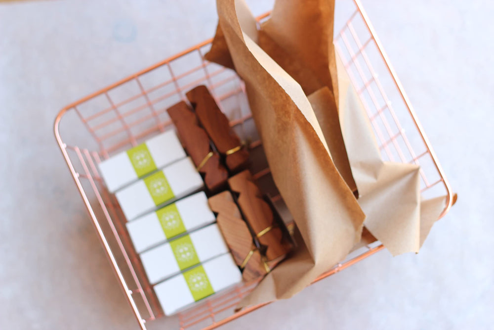 Little Seed Farm soaps stacked show compact, travel-friendly net weight