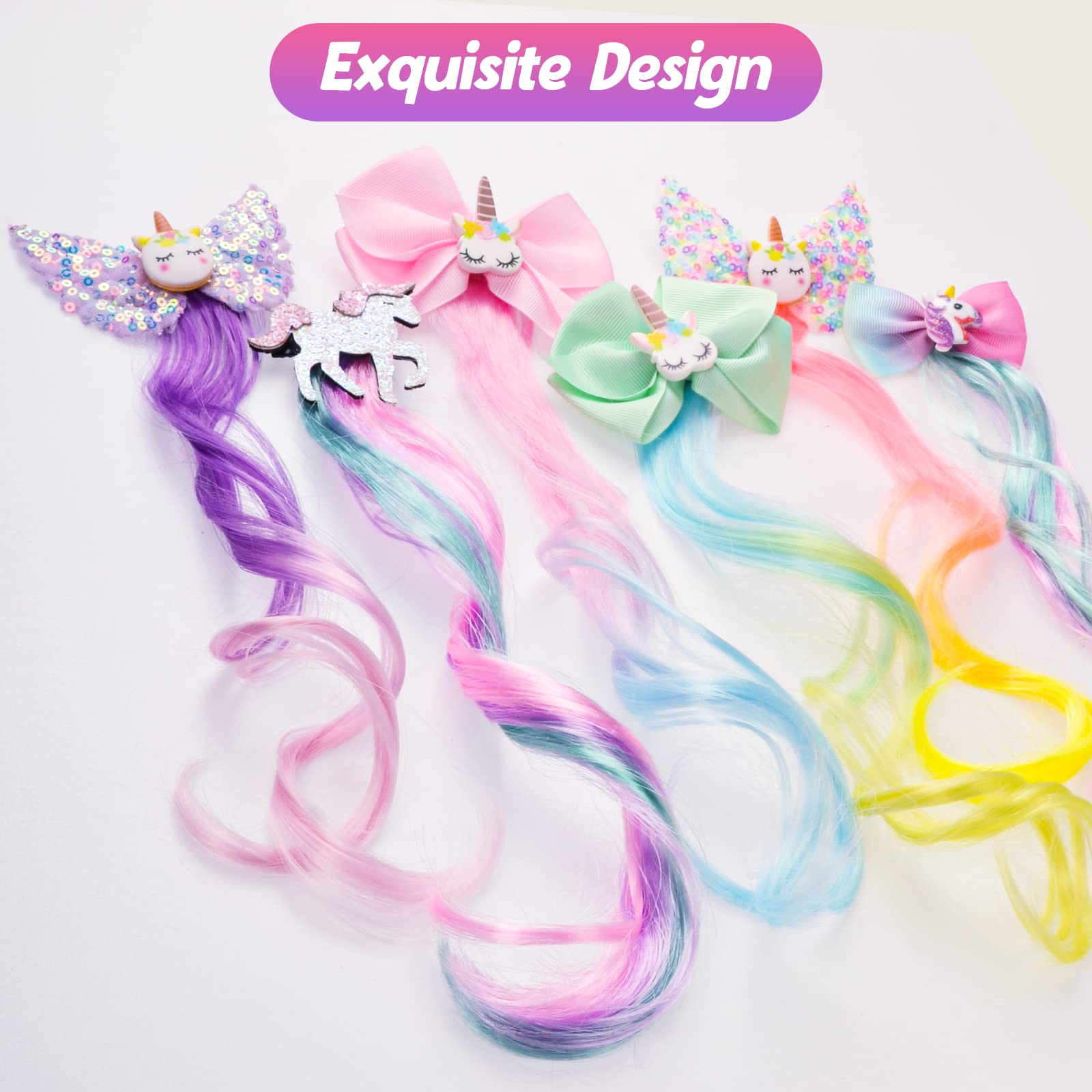 Little World gradient color clip closeup 2, gentle grip ideal for kids with fine hair.