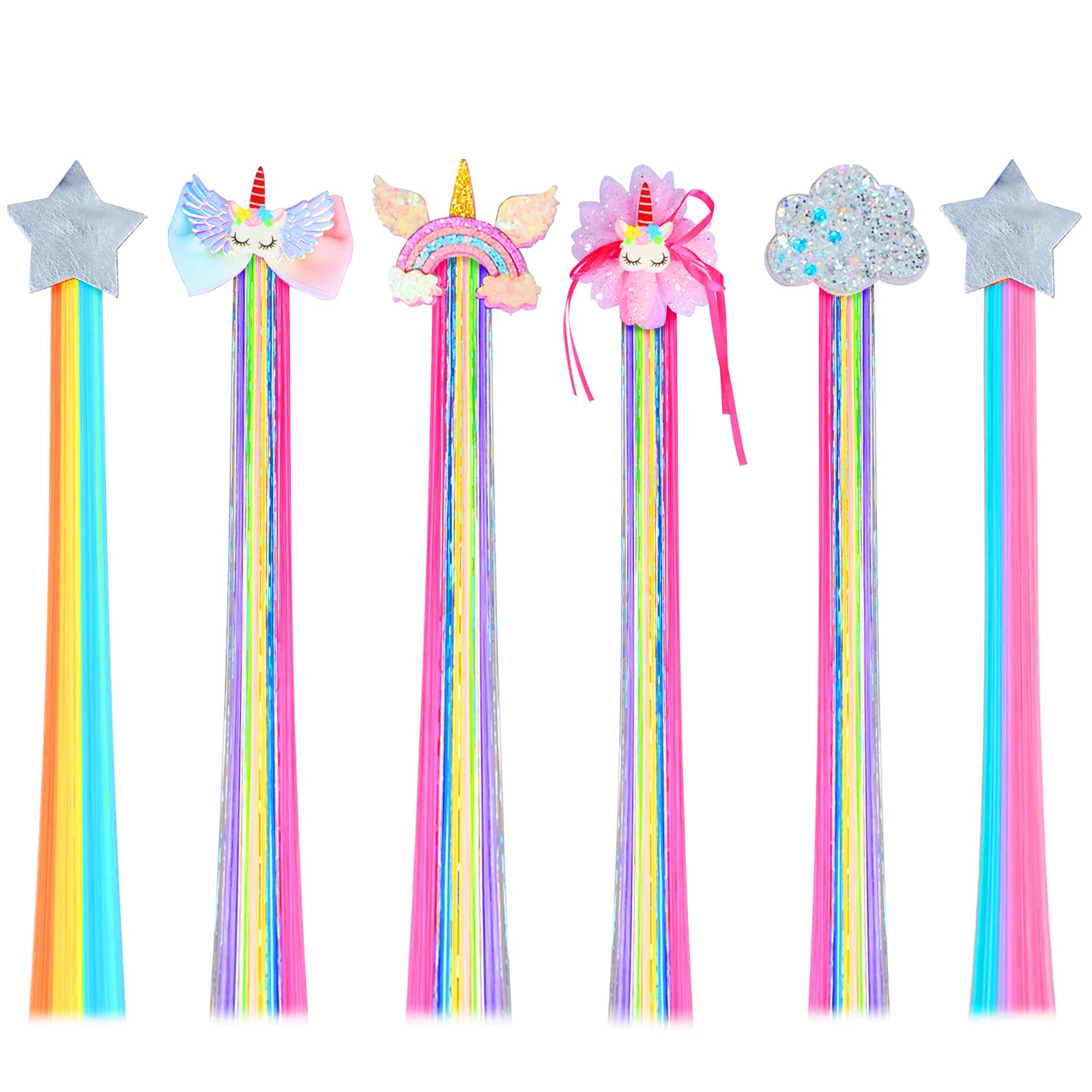Little World unicorn hair clip pack adds whimsy to everyday ponytails