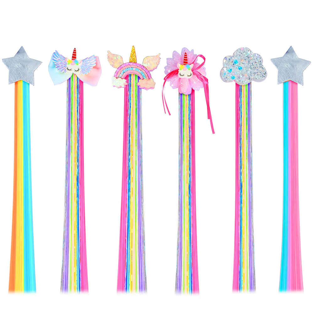 Little World unicorn hair clip pack adds whimsy to everyday ponytails