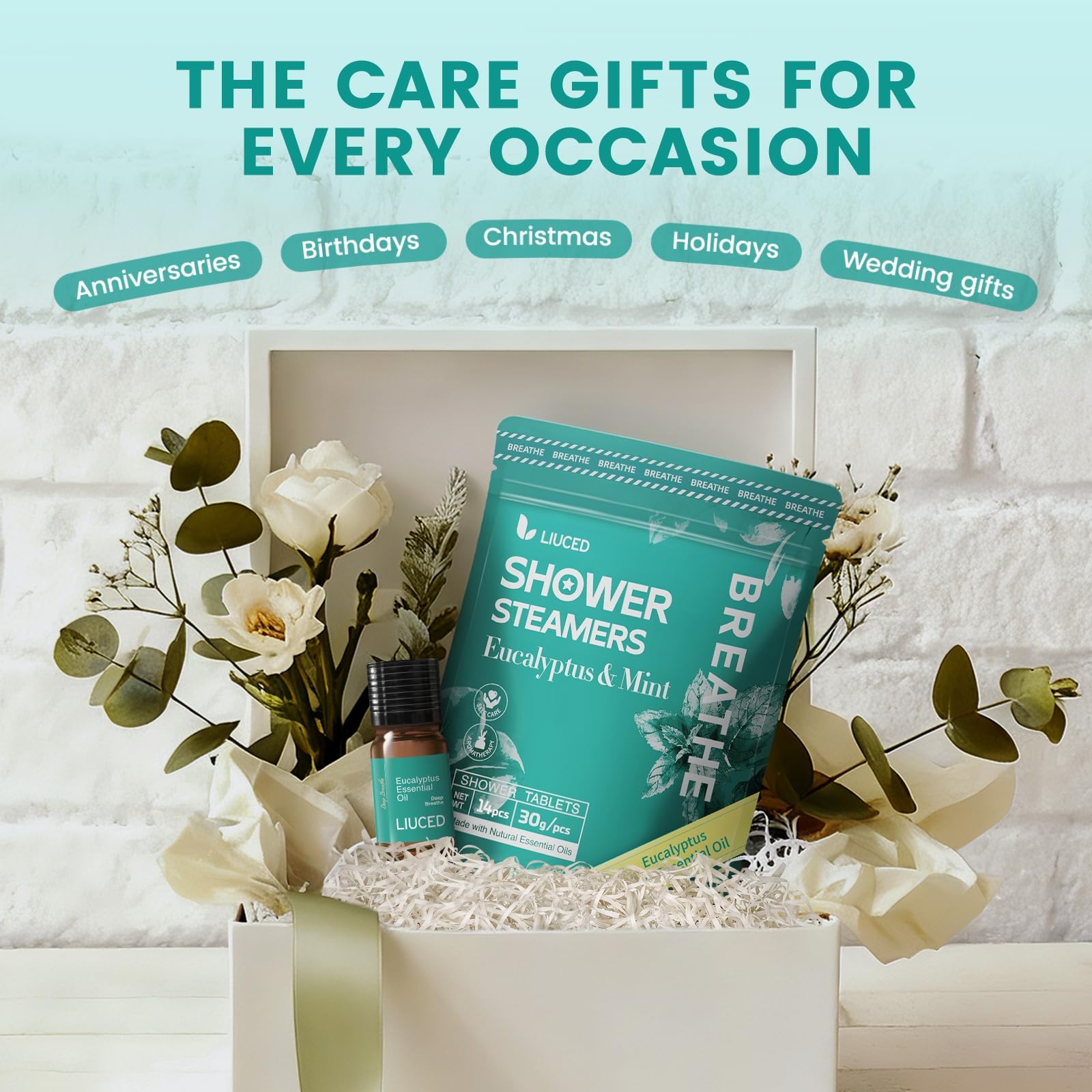 LIUCED natural ingredients with no artificial dyes and pure eucalyptus oil