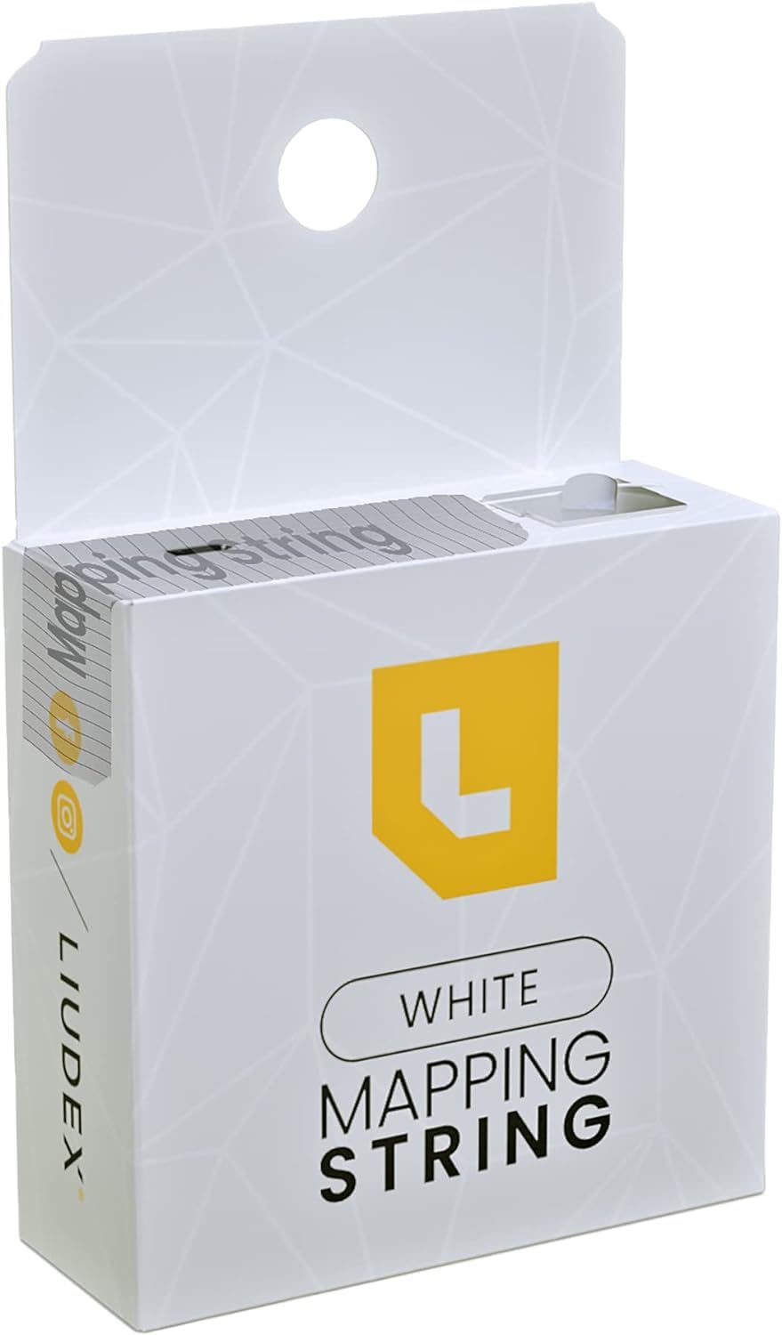 LIUDEX eyebrow mapping string with white ink for precise brow outlines.