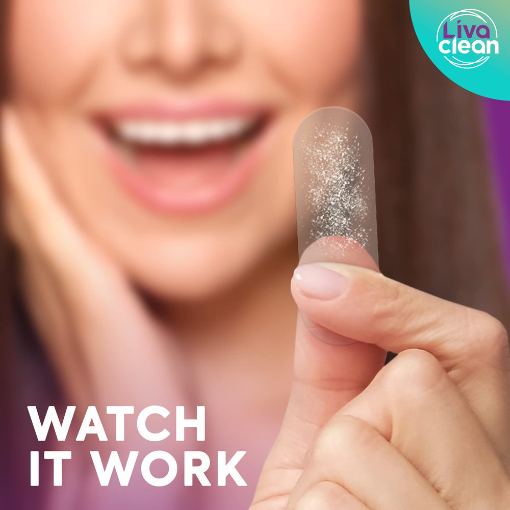 LivaClean patch worn at night helps absorb oils while you sleep.