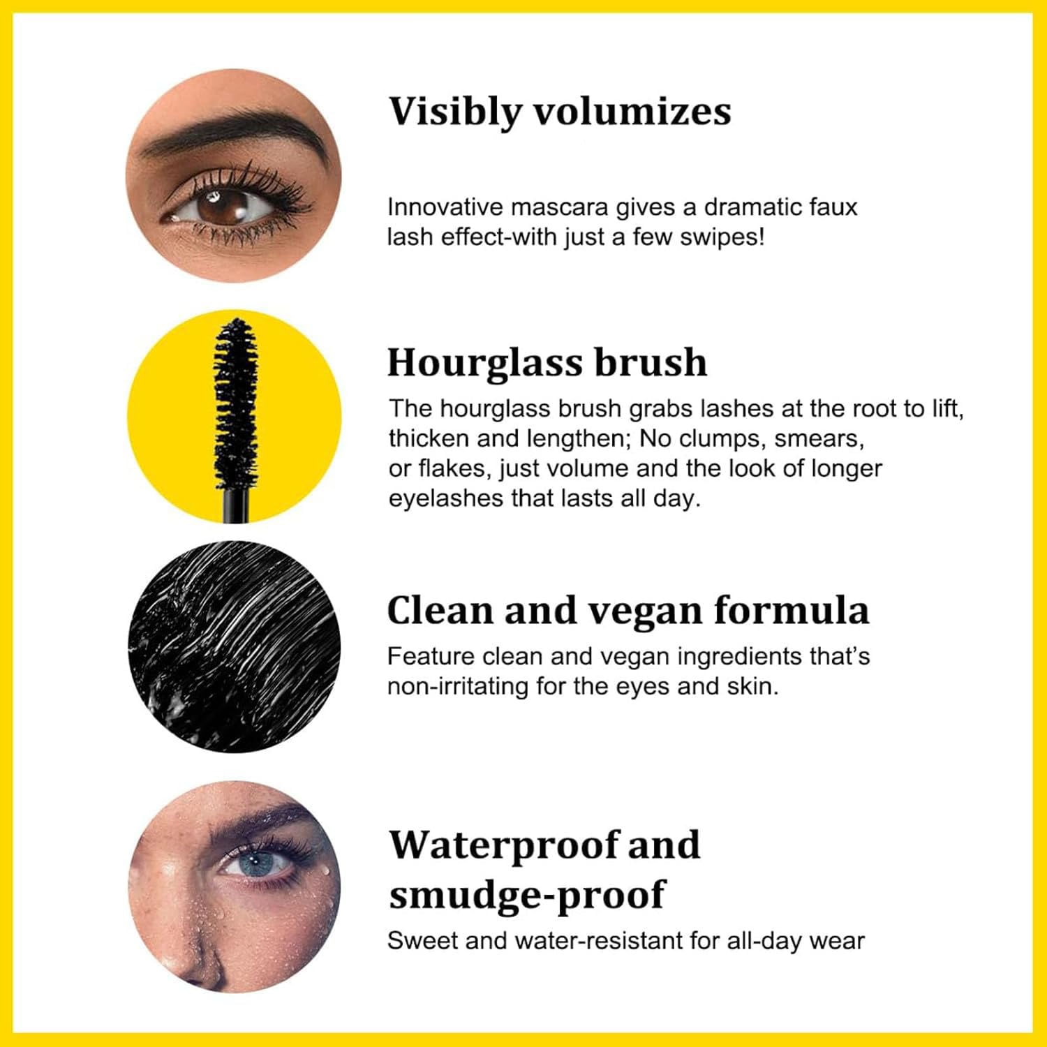 Livalur Bubble Mascara 2pcs packaging highlights value and convenience.