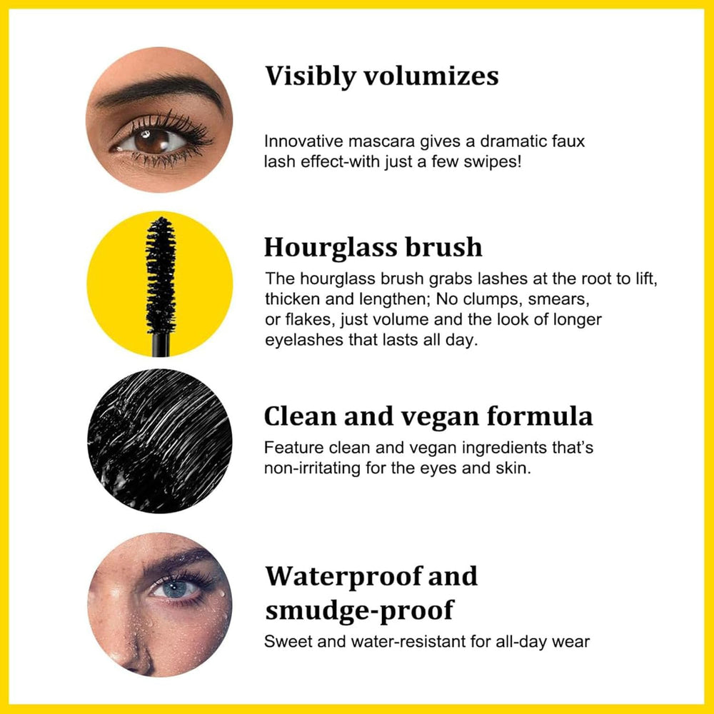 Livalur Bubble Mascara 2pcs packaging highlights value and convenience.