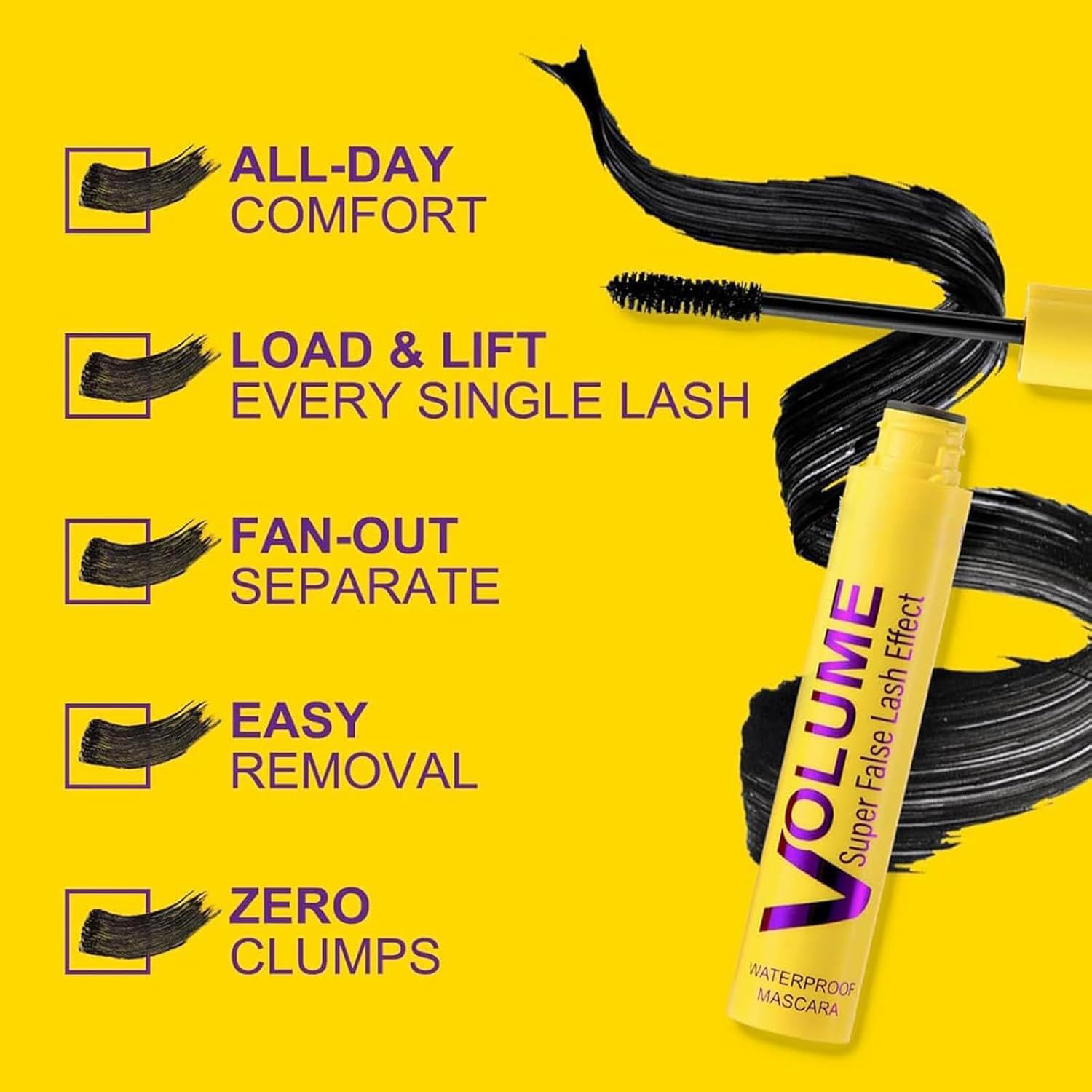 Livalur Bubble Mascara no-clumps application demonstrates buildable coverage.