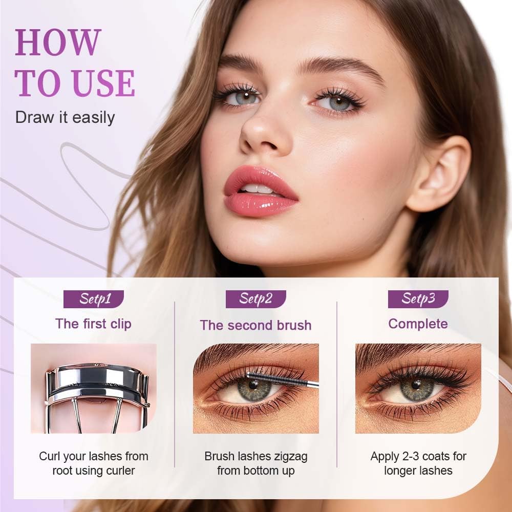 Livalur metal wand detail illustrating precise lash coating without clumps