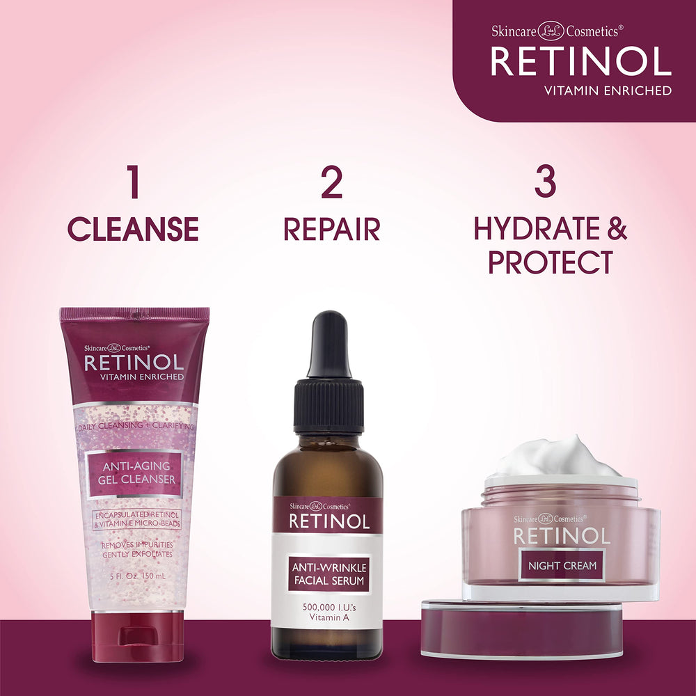 LIVAURA Retinol Gel Cleanser massage routine ready to use.