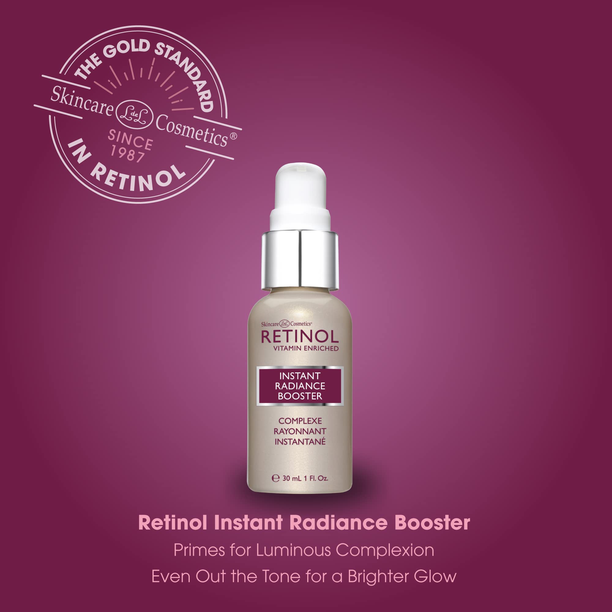 LIVAURA glow under makeup image demonstrates smooth, lightweight base for long-lasting shine