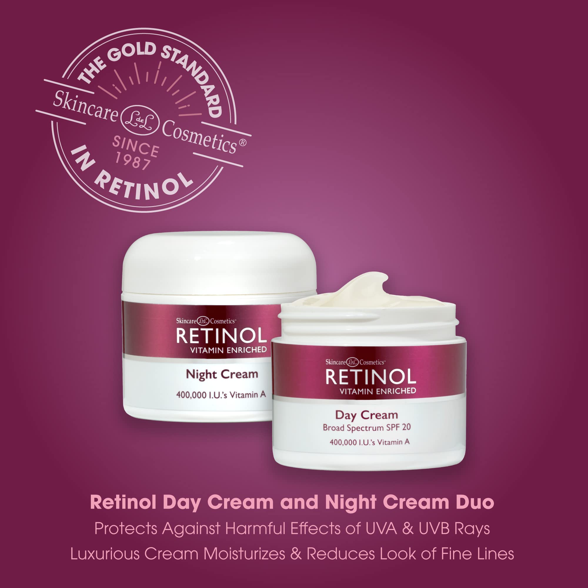 LIVAURA retinol night-cream jar highlighting overnight renewal and moisture.