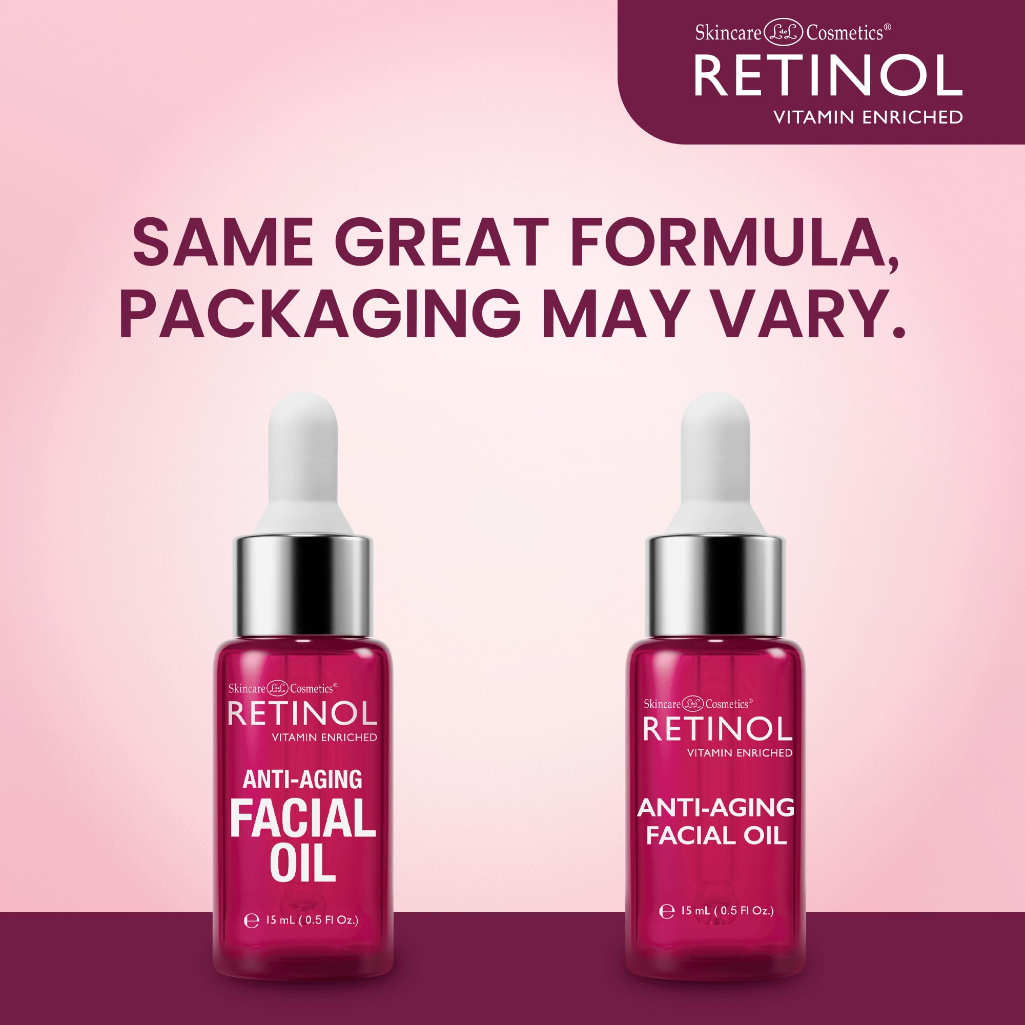 Livaura Retinol oil texture shown for lightweight anti-aging hydration.