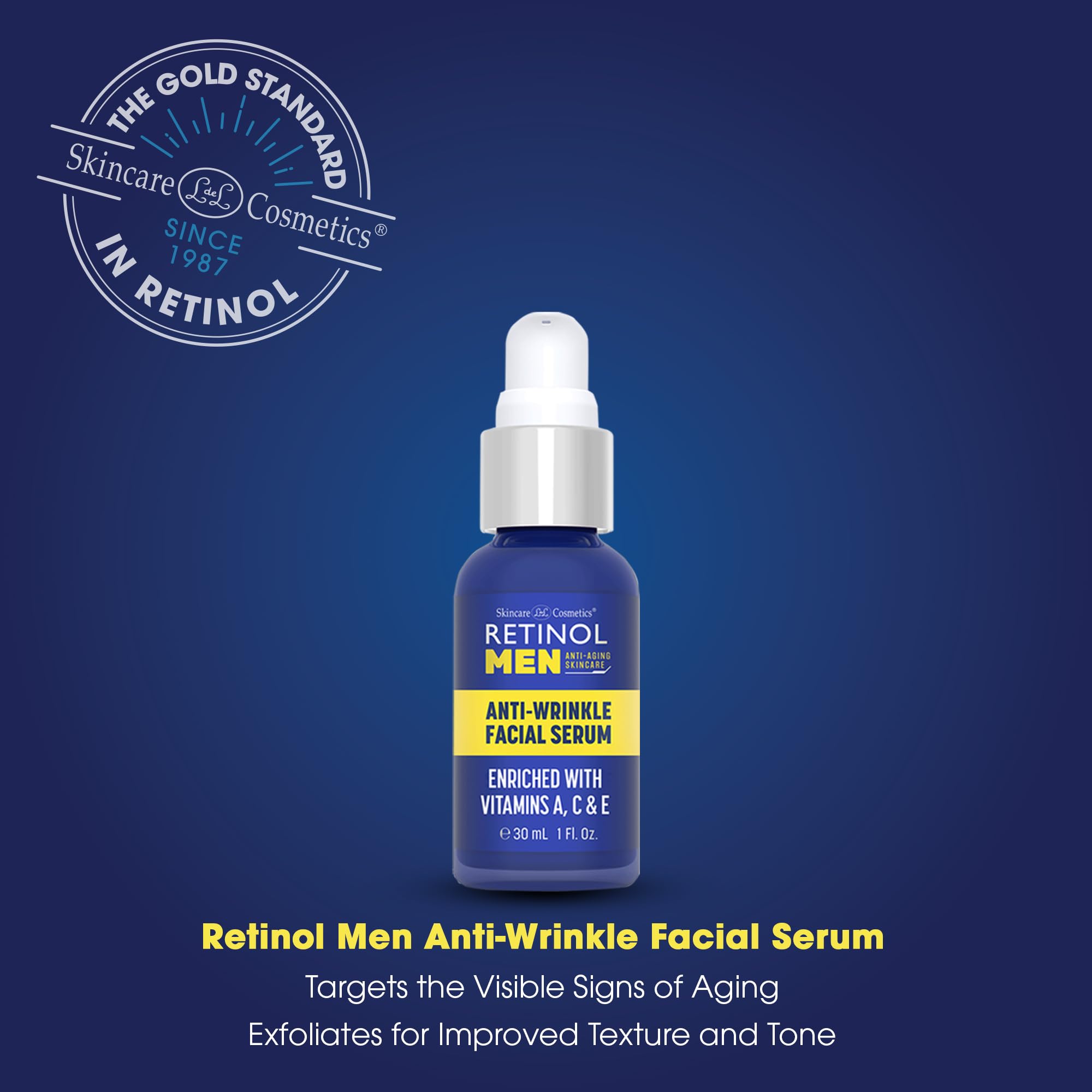 LIVAURA Retinol serum being applied to the face for smoother texture.