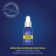LIVAURA Retinol serum being applied to the face for smoother texture.