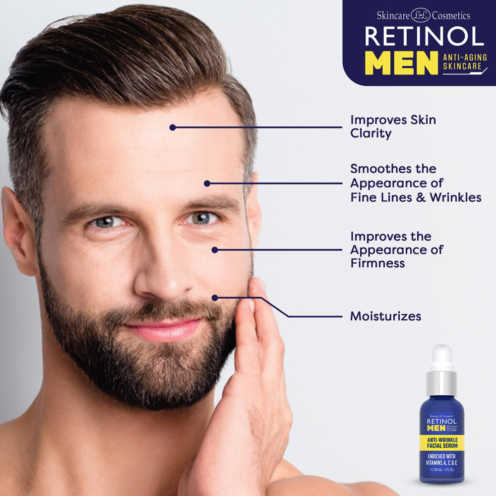 LIVAURA Retinol serum on the bathroom mirror, ready for daily use.