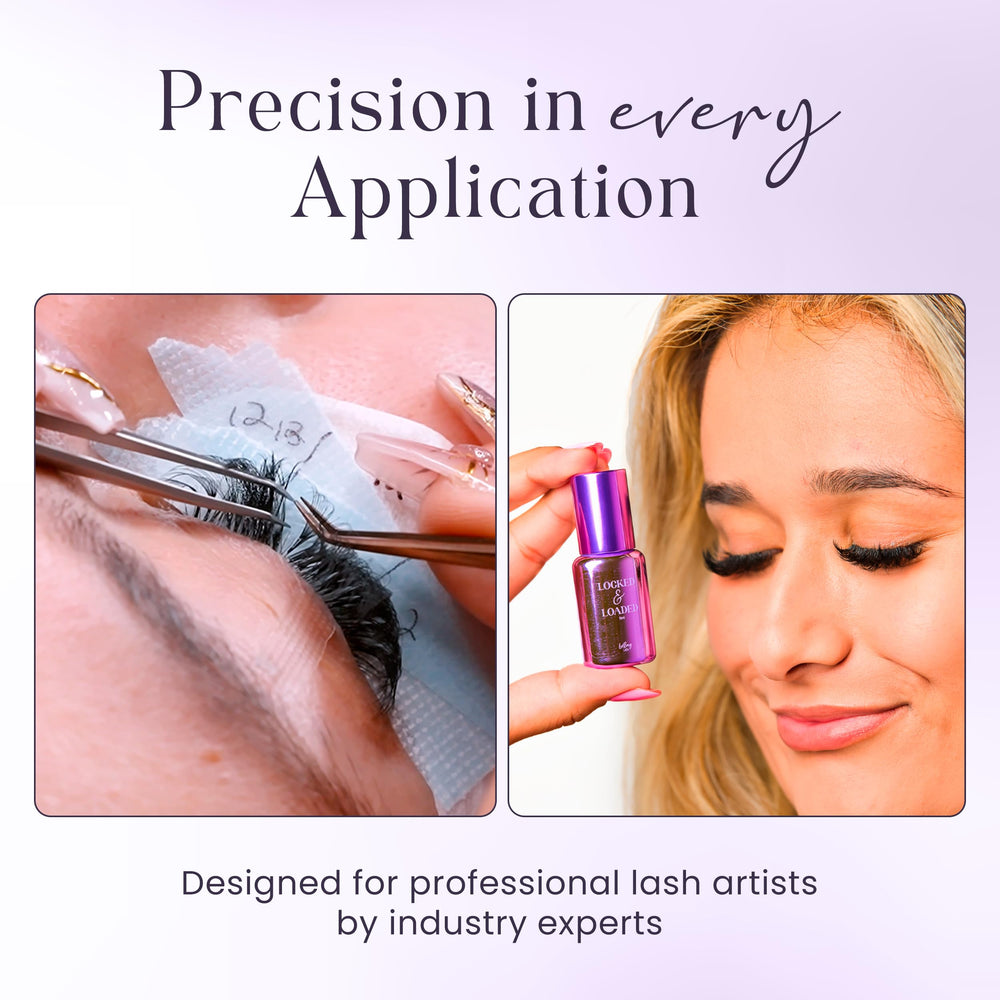 LivBay adhesive shows up to six weeks retention in a real salon set.