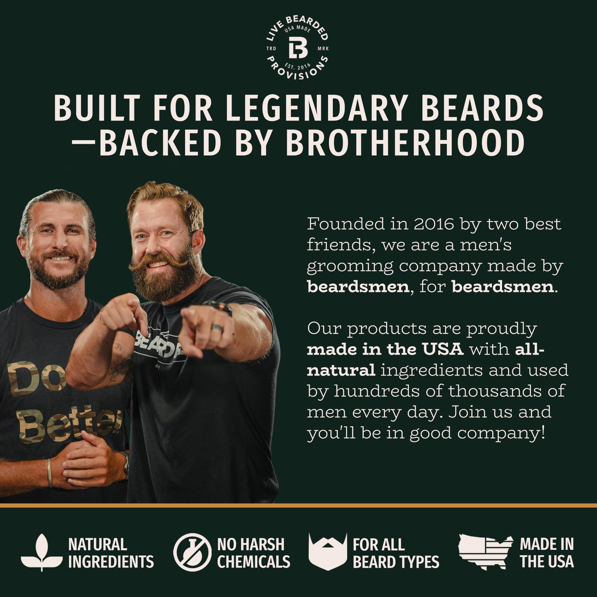 Live Bearded 5 oz soap bars stacked, durable exfoliating formula